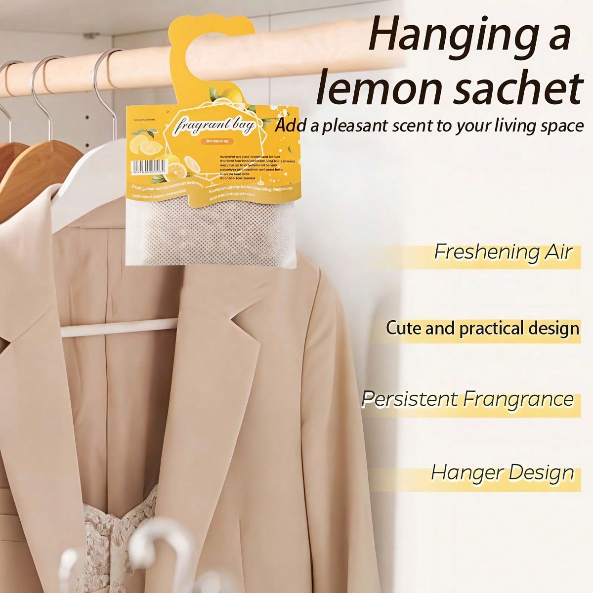 Hanging Lemon Scented Sachets, - Home Fragrance Logo recension och pris