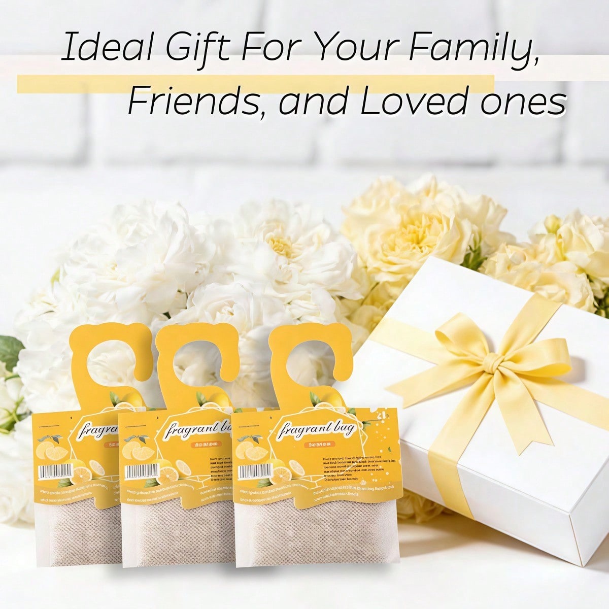 Hanging Lemon Scented Sachets, - Home Fragrance Logo recension och pris